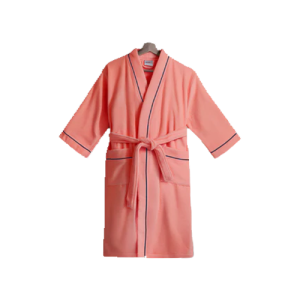 Bianca terry cotton bathrobe.